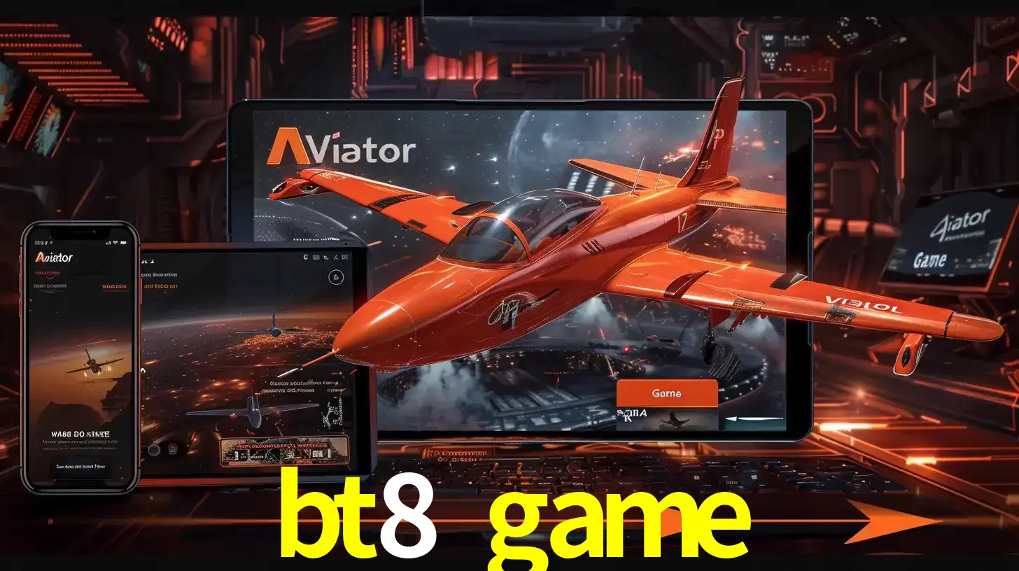 Apresentação tecnológica do jogo Aviator com um avião saindo da tela de um tablet, demonstrando a experiência imersiva em múltiplos dispositivos no bt8 game.