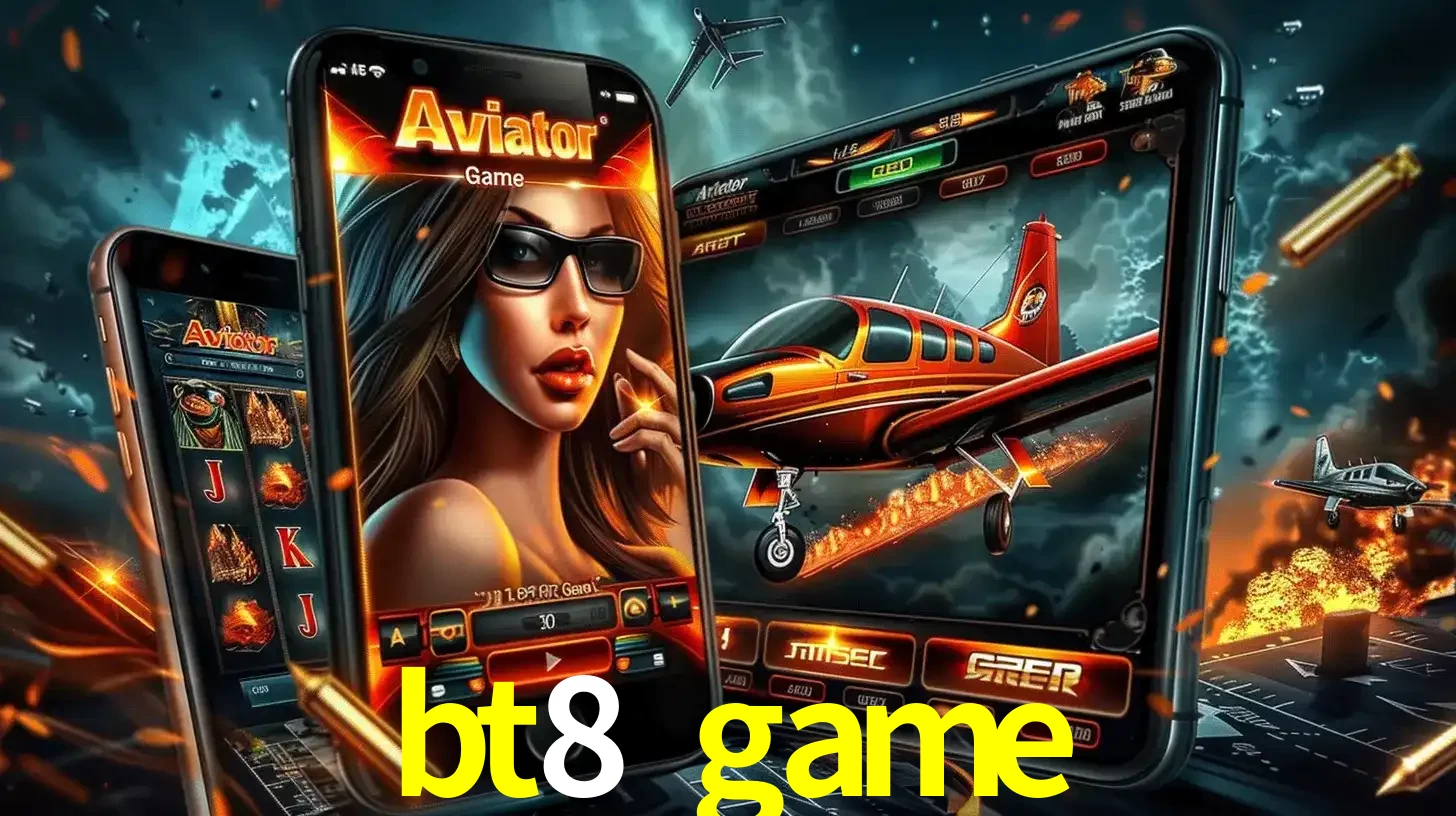 O popular jogo de apostas Aviator exibido em vários celulares e tablets, mostrando a interface emocionante e a ação de voo disponíveis para jogar agora no bt8 game.